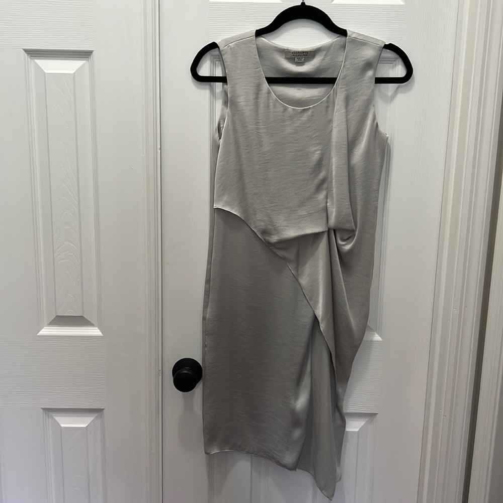 All Saints silver dress size 2